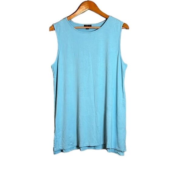 NWT! J.Jill blue tank top - Picture 1 of 12